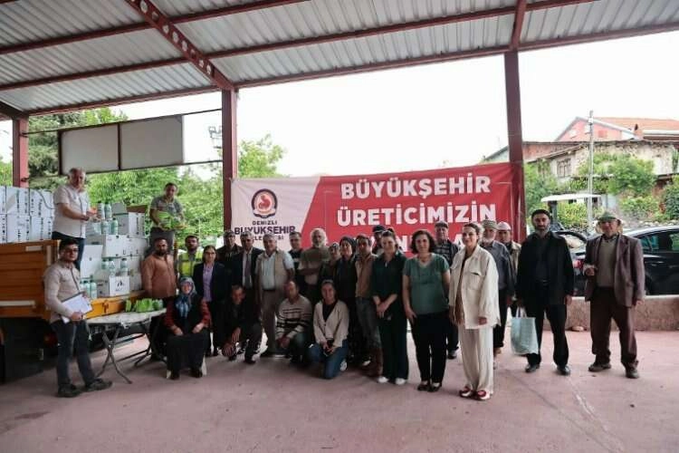 Çal'da üreticilere zirai ilaç desteği verildi haberinin görseli