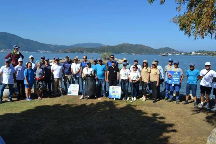 Muğla Kuş Cenneti'nde temizlik etkinliği yapıldı