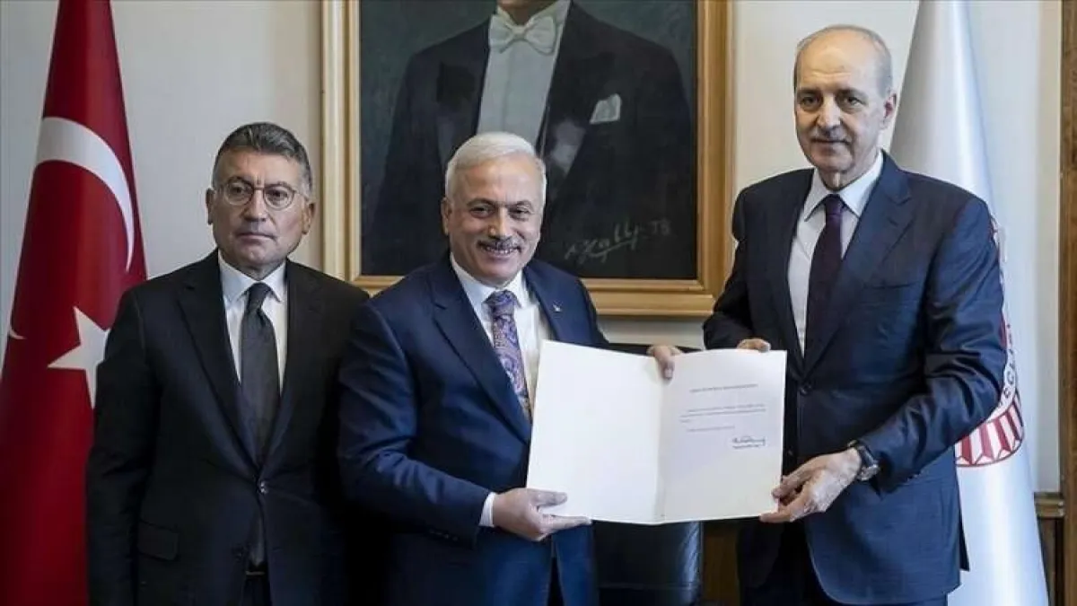 Numan Kurtulmuş, Meclis Başkanı adaylık başvurusunu yaptı haberinin görseli