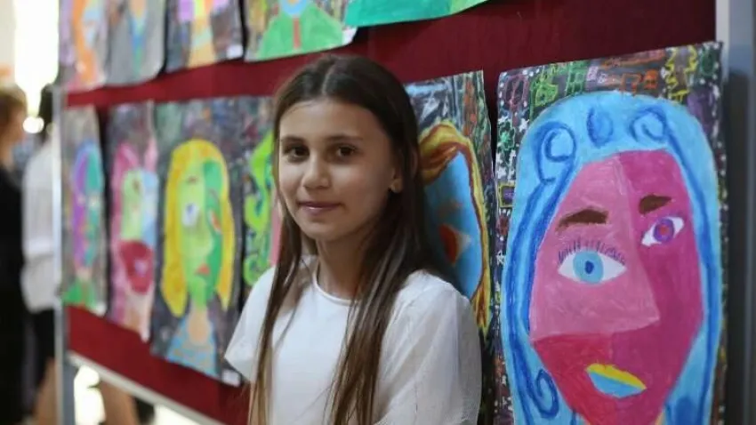 Aydın'ın yetenekli kursiyerleri eserlerini sergiledi haberinin görseli