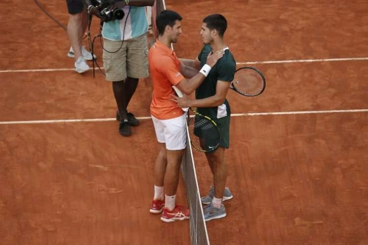 Fransa Açık'ta erken final: Djokovic- Alcaraz haberinin görseli