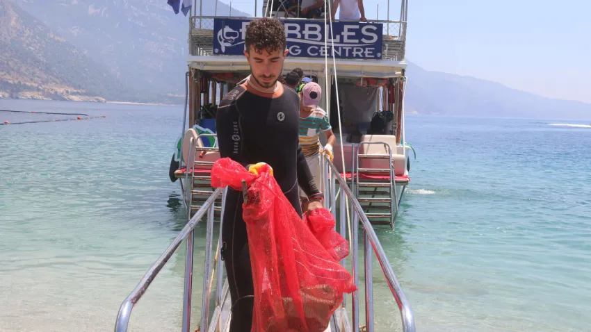 ölüdeniz koy temizliği