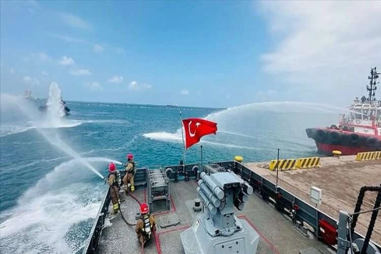 TCG Anadolu'nun ilk eğitim görüntüleri paylaşıldı