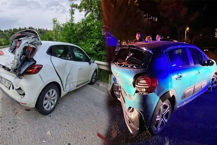 Aydın'da kaza! İki otomobil çarpıştı haberinin görseli