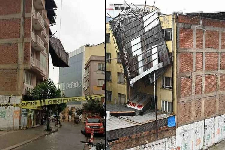 Denizli’de Mayıs ayında fırtına etkili oldu