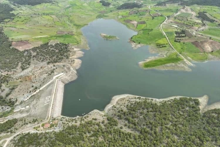 Uşak Küçükler Barajı'nda yüzde 50 doluluğa ulaşıldı haberinin görseli