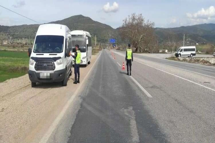 Aydın’da 16 araca trafikten men