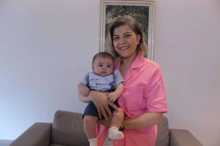 Kanser değil o kazandı... Oğluna kavuştu haberinin görseli