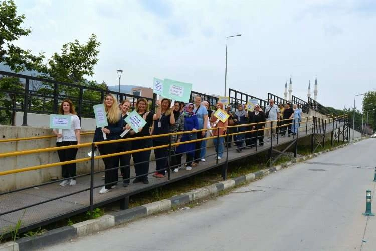 Obezite ekibinden farkındalık yürüyüşü