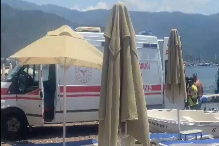 Turist kadın boğulma tehlikesi geçirdi haberinin görseli