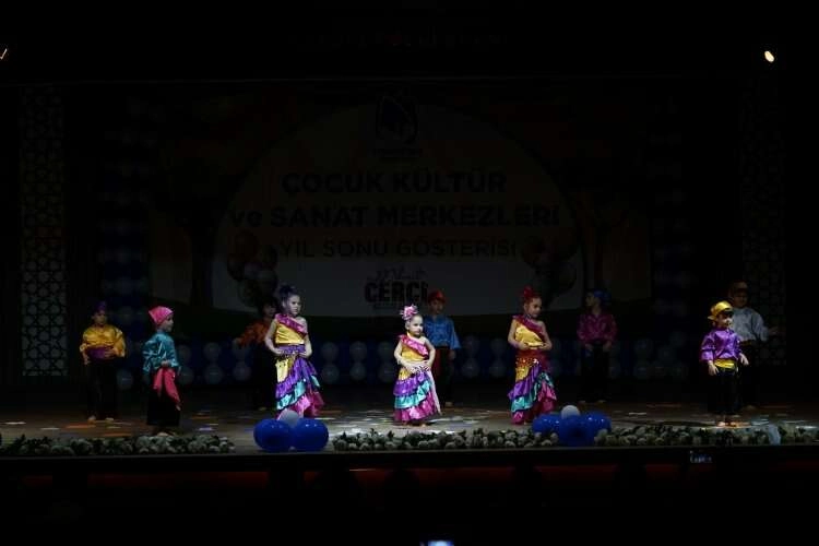 Çocuk Kültür Merkezi öğrencileri yıl sonu gösterisi yaptı haberinin görseli