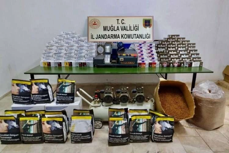 Muğla’da kaçak tütün operasyonu haberinin görseli