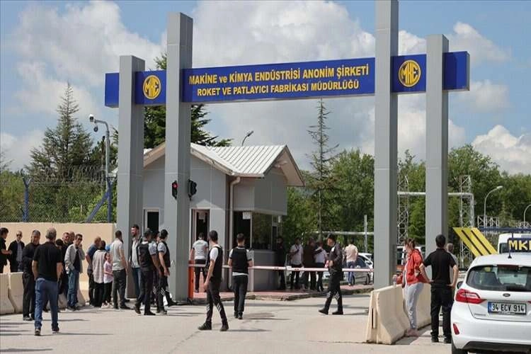 MKE Roket ve Patlayıcı Fabrikası'nda patlama haberinin görseli