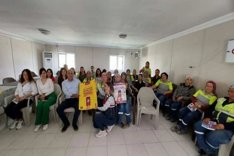 Aydınlı kadınlar KADES konusunda bilgilendirildi haberinin görseli
