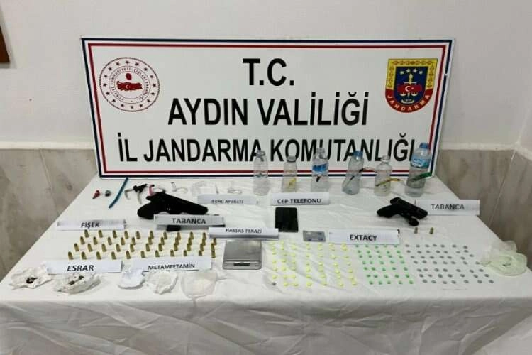 Aydın'da jandarmadan uyuşturucu operasyonu haberinin görseli