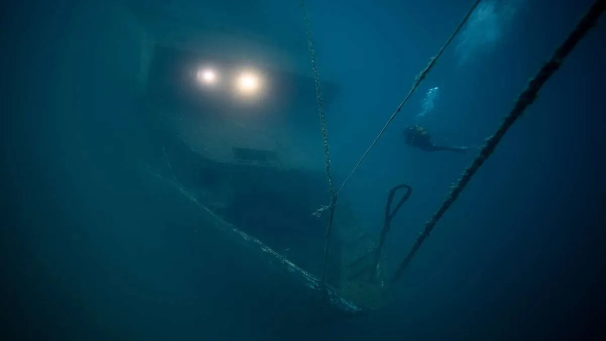 Karaburun&#039;un 30 metre derinliğindeki mavi hayat