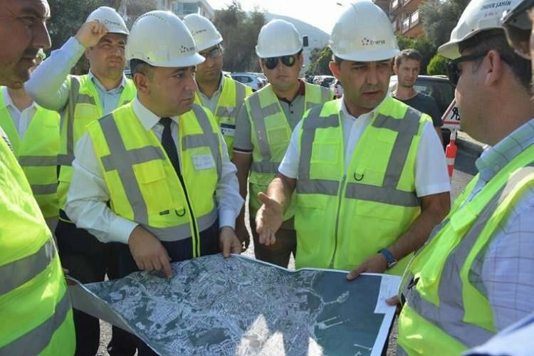 Kuşadası’nda doğal gaz hattı çalışmaları sürüyor haberinin görseli