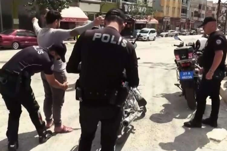 Gaziantep'te 51 motosiklet sürücüsüne 165 bin TL ceza haberinin görseli
