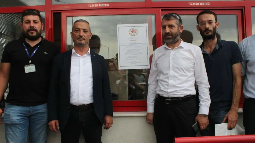 İZMİR'DE İŞÇİ GREVİ