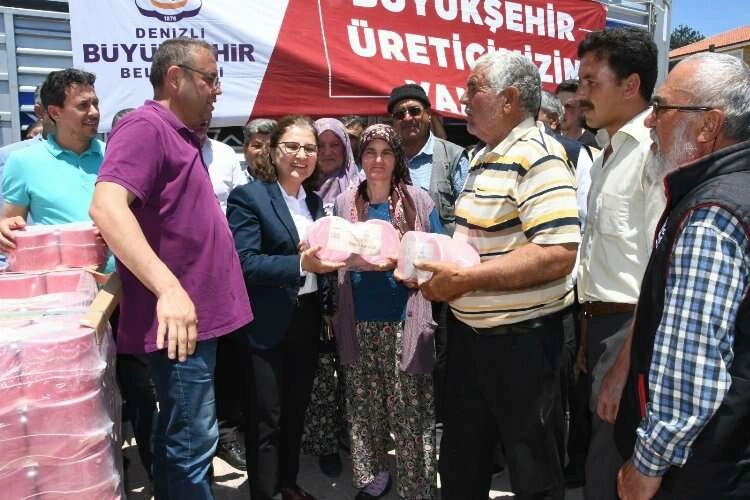 Denizli’de hayvan yetiştiricilerine destek haberinin görseli