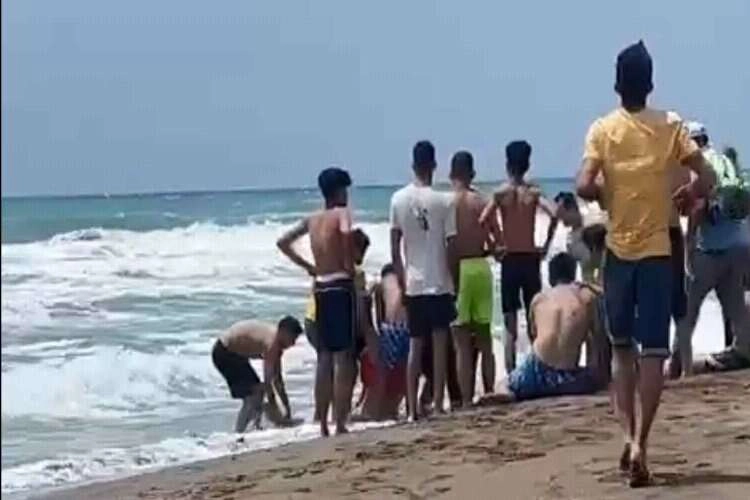 Hatay'da çocuklarını kurtarmak isteyen baba boğuldu haberinin görseli