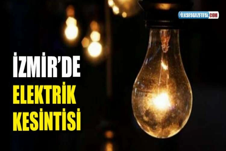 İzmir'de elektrik kesintisi - 19 Haziran 2023 Pazartesi haberinin görseli
