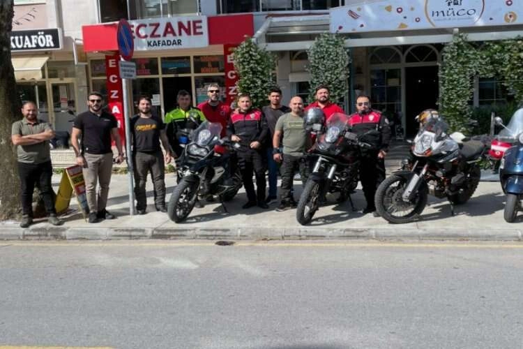 Dünya Motosikletle İşe Gitme Günü'ne katıldılar haberinin görseli