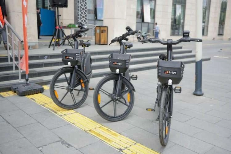 Kütahya'da elektrikli bisiklet uygulaması Tripy tanıtıldı haberinin görseli