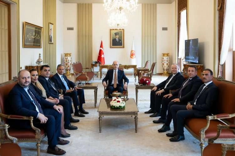 TÜRSAB'dan TBMM Başkanı Kurtulmuş'a ziyaret haberinin görseli