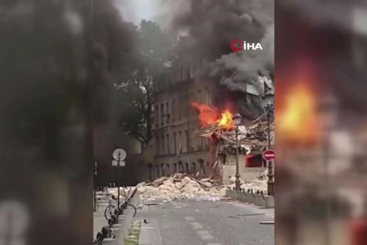 Paris'te doğal gaz patlaması: 37 yaralı haberinin görseli