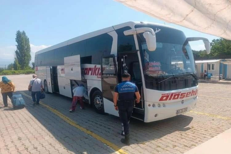 Manisa terminallerinde bayram denetimi haberinin görseli