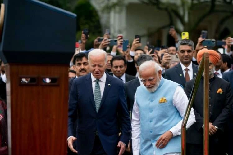 ABD Başkanı Biden, Modi'yi Beyaz Saray'da ağırladı haberinin görseli