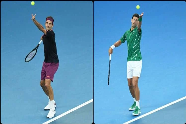Kortta Djokovic, kort dışında Federer kazandı haberinin görseli