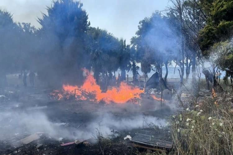Kuşadası’ndaki yangında sabotaj iddiası haberinin görseli