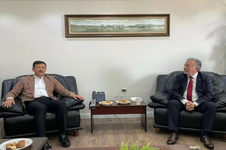 AK Parti'li Dağ, Yalçın Ata'yı ziyaret etti haberinin görseli
