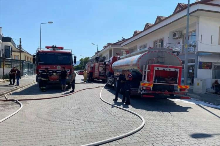 Fethiye'de oyuncak dükkanında yangın haberinin görseli