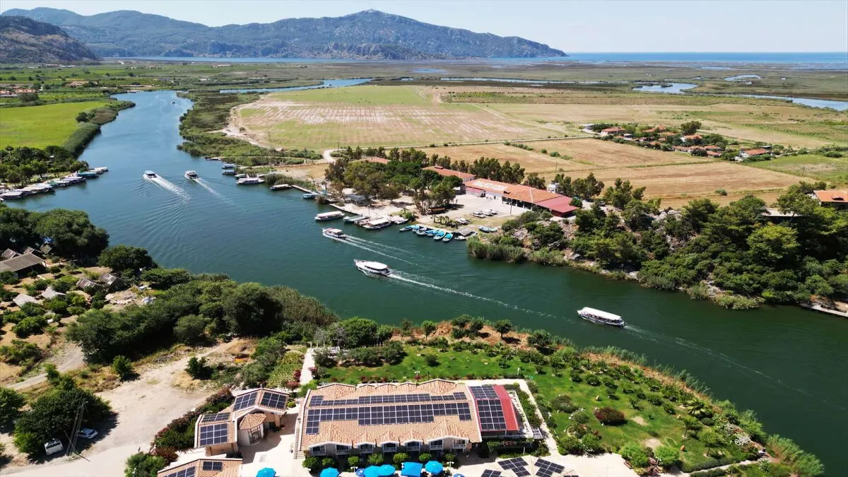 Dalyan sazlıklarında bayram hareketliliği! - 833