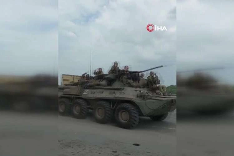 Çeçen birlikler Rostov'a ulaştı haberinin görseli