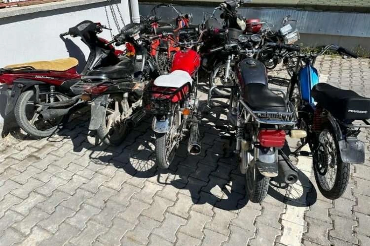 Çevreye rahatsızlık veren motosikletler kaldırıldı haberinin görseli