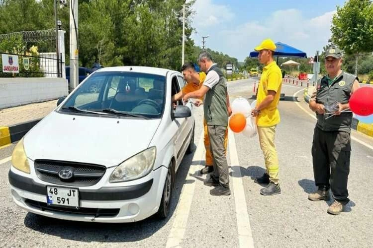 Marmaris Orman İşletme Müdürlüğü yangına karşı uyardı haberinin görseli