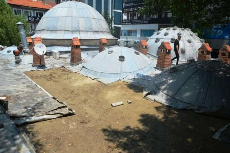 Kütahya'da tarihi hamamda hırsızlık haberinin görseli