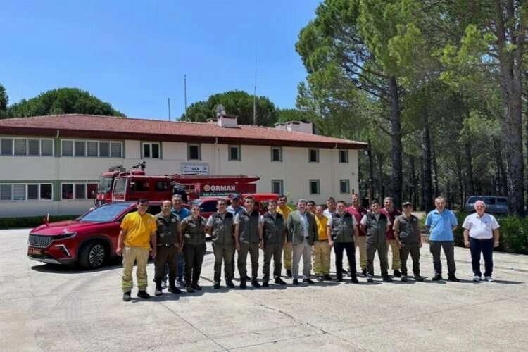 Vali Tavlı, orman kahramanlarıyla bir araya geldi