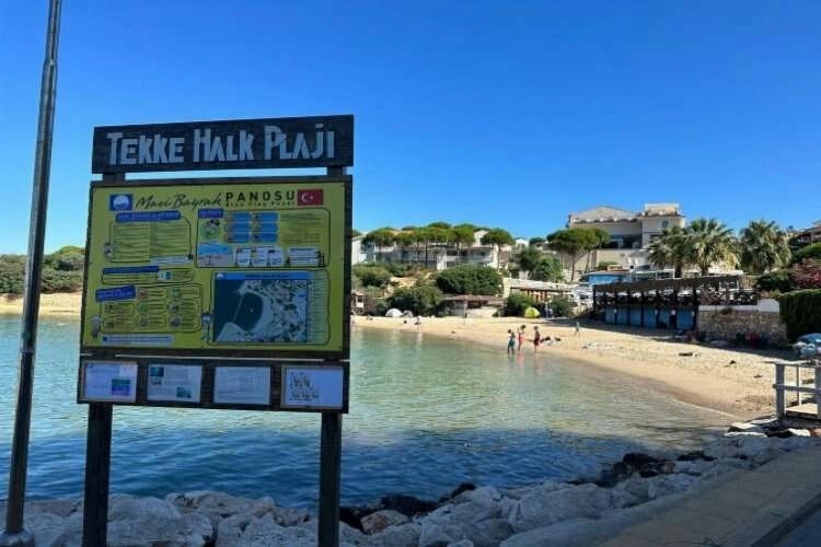 Mavi bayraklı plaja lağım suyu şoku haberinin görseli
