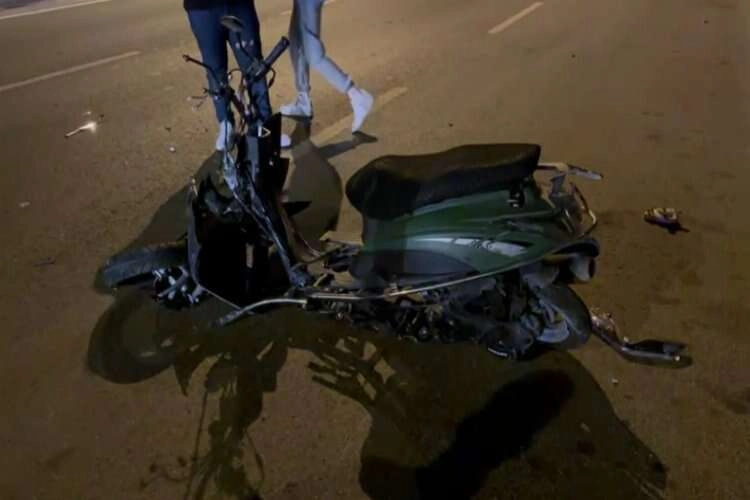 Aydın'da kaza: Motosiklet ve otomobil çarpıştı haberinin görseli