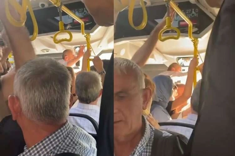 Bir yolcuya kızdı, herkesi indirmek istedi haberinin görseli