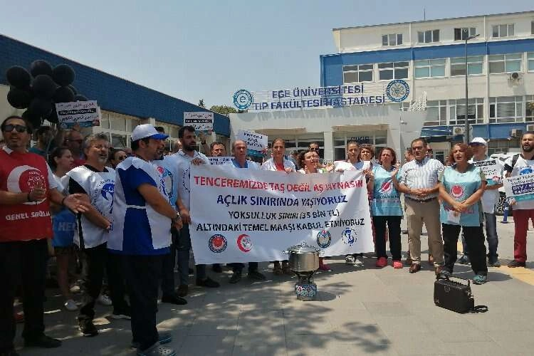 Sağlık emekçilerinden ‘maaş’ isyanı haberinin görseli