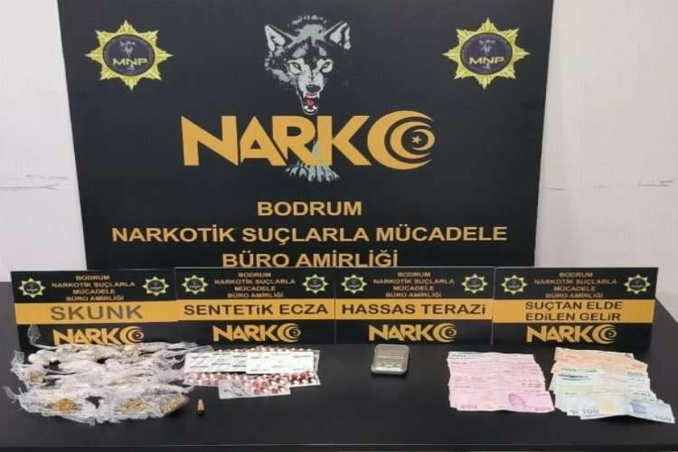 Muğla'da eş zamanlı uyuşturucu operasyonu haberinin görseli