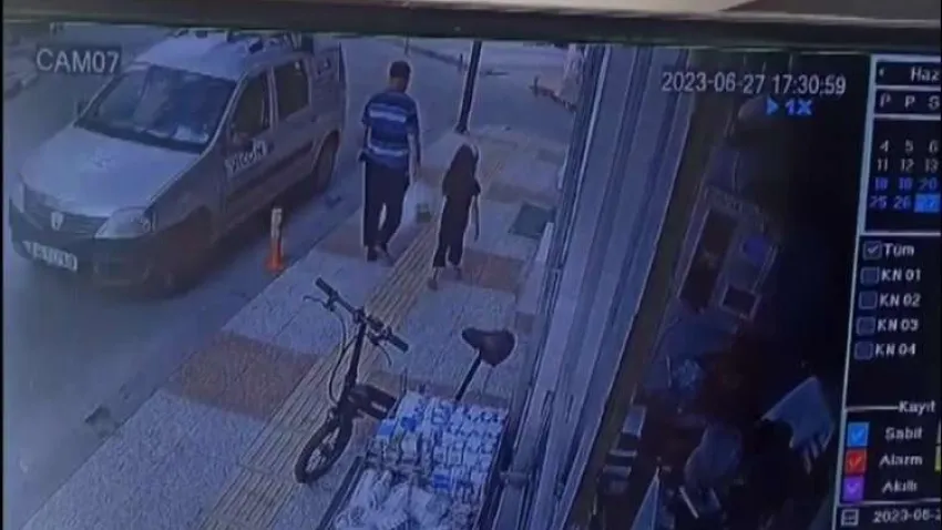 Torunuyla bilikte aracın altında kaldı haberinin görseli