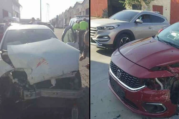 Aydın'da trafik kazası! İki otomobil çarpıştı haberinin görseli