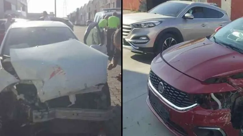 Aydın'da trafik kazası! İki otomobil çarpıştı haberinin görseli